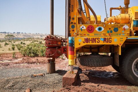 Johns Rig, das mobile Bohrgerät